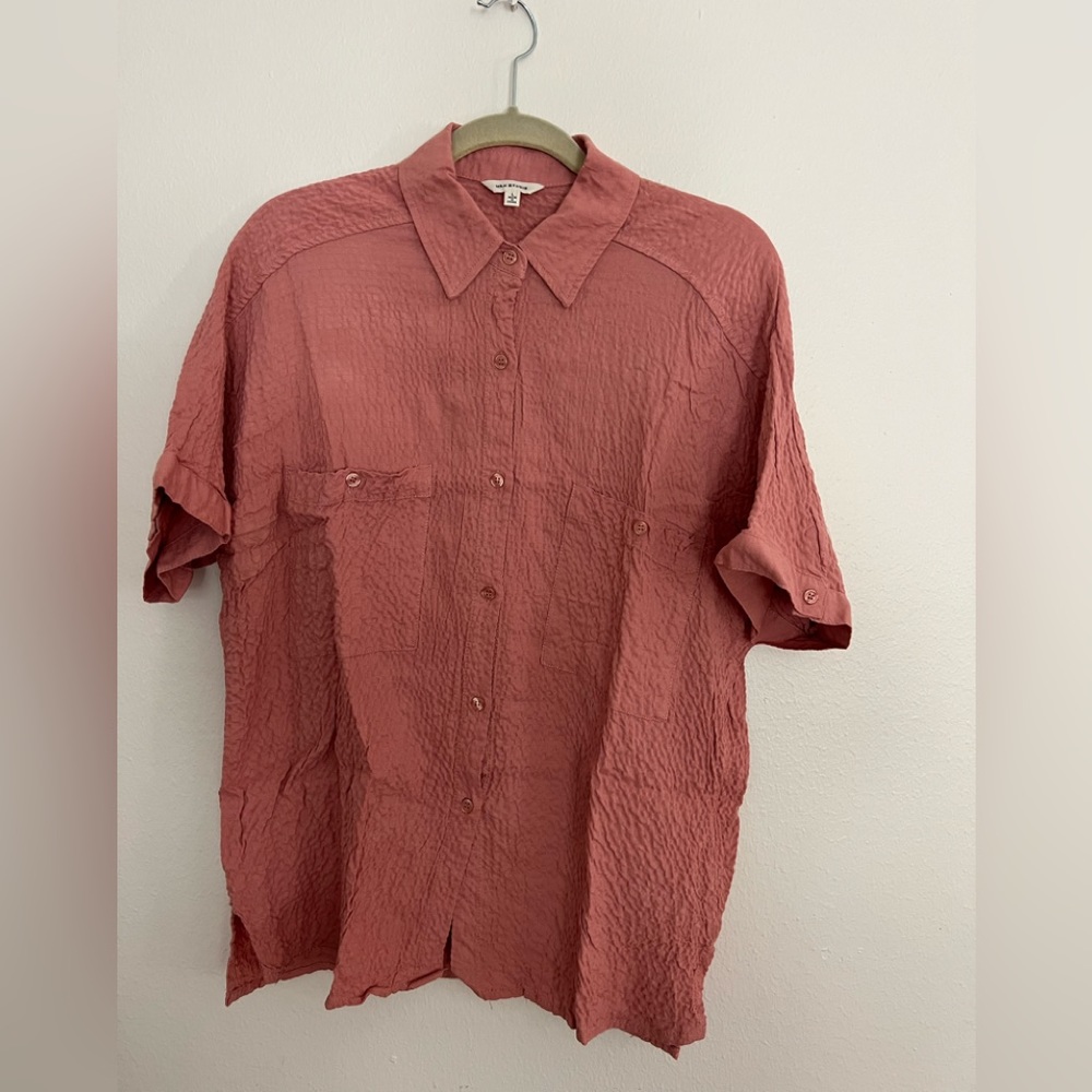 Max Studio short sleeve blouse